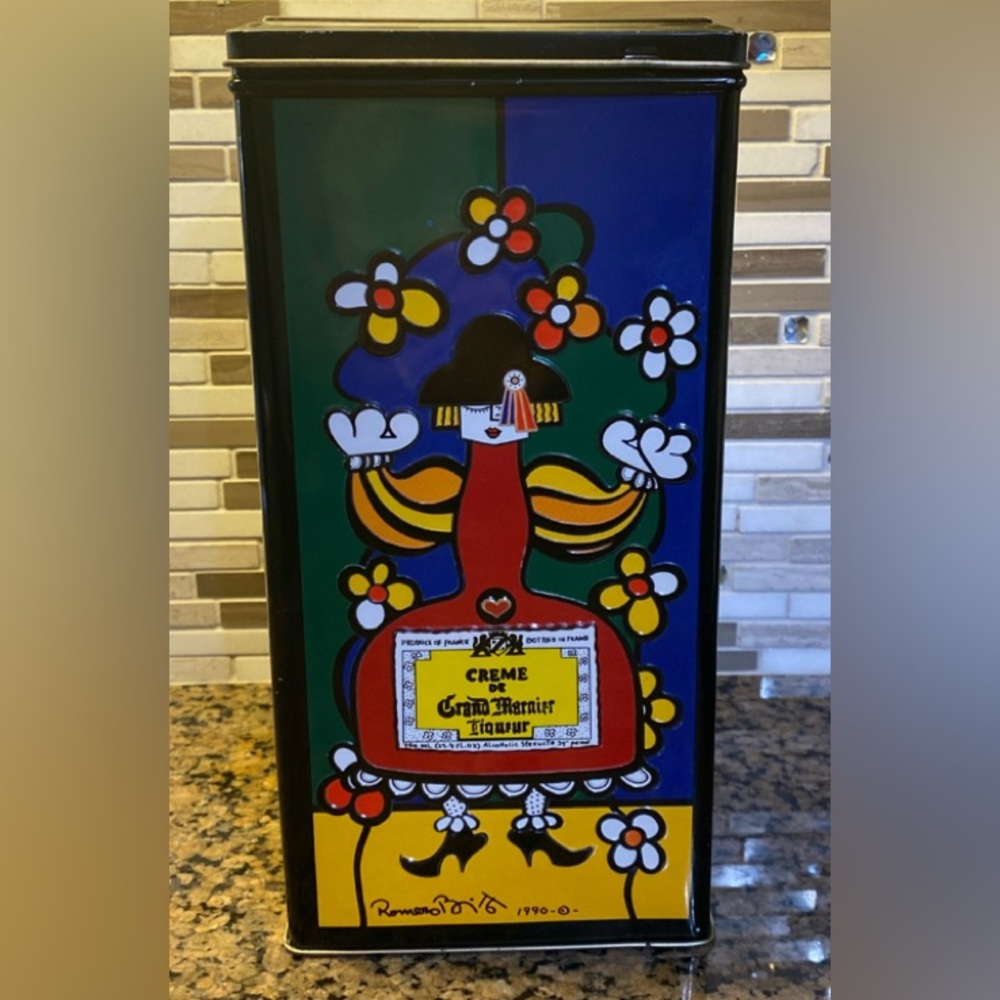 Vintage 90’s Creme De Gran Marnier Tin